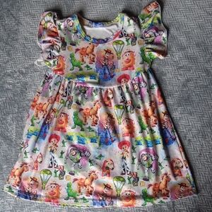Boutique Toy Story Ruffle Sleeve Dress